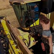 Pretty Girl Tractor Driver