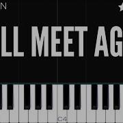 We Ll Meet Again Piano Easy