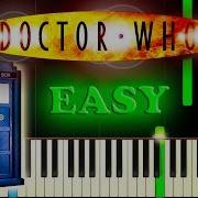 Doctor Who Piano Theme