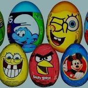 12 Surprise Eggs 4 Kinder Surprise 4 Cars 2 4 Thomas 4 Spongebob