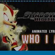 Who L Am Shadow The Hedgehog