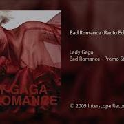 Lady Gaga Bad Romance Radio Edit