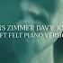 Hans Zimmer Davy Jones Soft Felt Piano Version