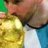 Lionel Messi Kissing The World Cup Green Screen