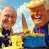 Minions As Putin Trump Cut A Cake