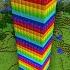 КТО ПОСТРОИЛ САМЫЙ ВЫСОКИЙ РАДУЖНЫЙ НЕБОСКРЁБ В МАЙНКРАФТ Компот Minecraft