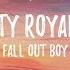 Fall Out Boy Stay Frosty Royal Milk Tea Lyrics Lyric Video