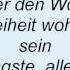 Reinhard Mey Ueber Den Wolken Lyrics