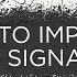How To Improve Your Signature