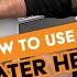 How To Start Use An RV Water Heater