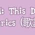 MLP FIM S2 This Day Aria 歌詞 Japanese Lyrics Romaji