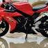 Yamaha YZF R1 Vs Royal Enfield Bullet Sports Bike Racing Off Roading Drifting Scale Miniature Stunt