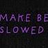Mother Mother Make Believe Slowed Down Visualizer