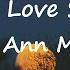 Ann Marie Favorite Love Song Lyrics