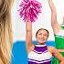 I Built A SECRET Room For CHEERLEADERS
