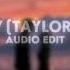 Love Story Taylor S Version Taylor Swift Audio Edit