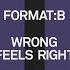 Format B Wrong Feels Right Tech House