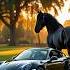 Power Grace In One Frame Porsche Horse Shorts Hypercar