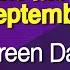 Green Day Wake Me Up When September Ends Female Key KARAOKE