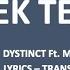 TEK TEK Dystinct Ft MHD Arabic French Transliteration English