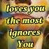 Why Does The One Who Loves You The Most Ignore You Stoicism Stoicwisdom