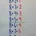 Multiples Of 8 Shorts Math Maths Mathematics