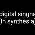 Motorola Digital Signal In Sythensia