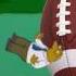 Hans Moleman Football Getting Hit By Man