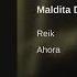Reik Maldita Despedida Official Audio 2019