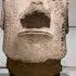 Moai Stone Head Of Easter Island Or Isla De Pascua Louvre Museum Paris France