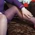 Demonstration And Fitting Of Lilac Stockings