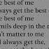 Blake Rose Best Of Me FGL Official Lyrics
