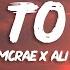 Tate McRae X Ali Gatie Lie To Me Lyrics