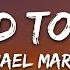 Michael Marcagi Scared To Start Lyrics