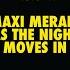 As The Night Moves In