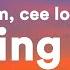 Eminem Cee Lo Green The King And I Clean Lyrics