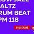 3 4 SLOW JAZZ WALTZ BPM 118 DRUM BEAT RHYTHM PATTERN