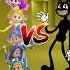 Rainbow Bubblegem VS Cartoon Cat Shorts Rainbowbubblegem Cartooncat Badkarma