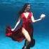 Red Dress Girls In Underwater Shorts Viral Trending