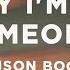 Benson Boone Sorry I M Here For Someone Else Lyrics