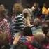 Lincoln High Supporters Sing The Alma Mater