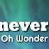 Oh Wonder I Wish I Never Met You Lyrics