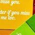 I MISS YOU SO MUCH DO YOU STILL THINK ABOUT ME LOVE MESSAGES FROM THEIR HEART
