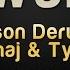 Jason Derulo Ft Nicki Minaj Ty Dolla Ign Swalla Karaoke Version