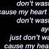 Ann Marie Don T Waste Time Lyrics