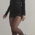 TRY ON HAUL FASHION GLAMOUR EDITORIAL Pantyhose Stockings Tights Heels MiniDress Vertical 4K