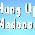 Hung Up Madonna Karaoke Version