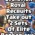 Evolved Royal Recruits Vs 2 Sets Of Elite Barbarians Clashroyale Shorts