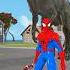 Spider Man Sword Fight With Dinosaur T Rex Spiderman Dinosaur Dinosaurs