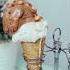 Mesmerizing 4K Slow Mo Peanuts Cascading Onto Ice Cream Cone